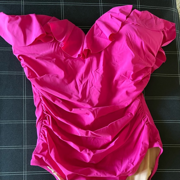 J.Crew Ruched One-Piece Swimsuit with Ruffles - Picture 4 of 6